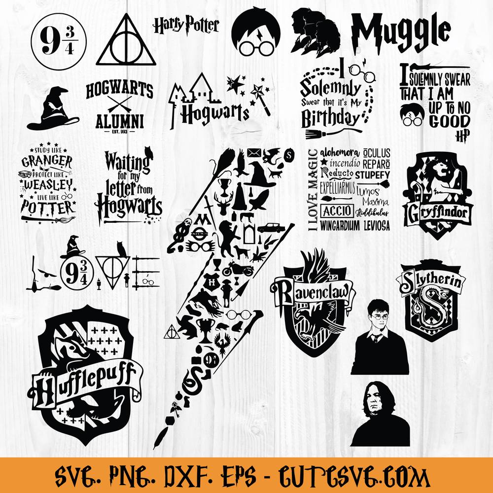 HARRY POTTER SVG CUT FILE