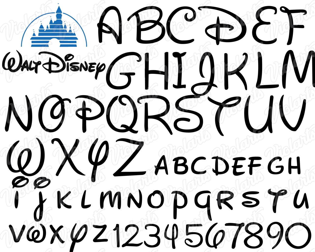 Disney Font SVG Free: Embracing the Magic of Disney in Your Designs