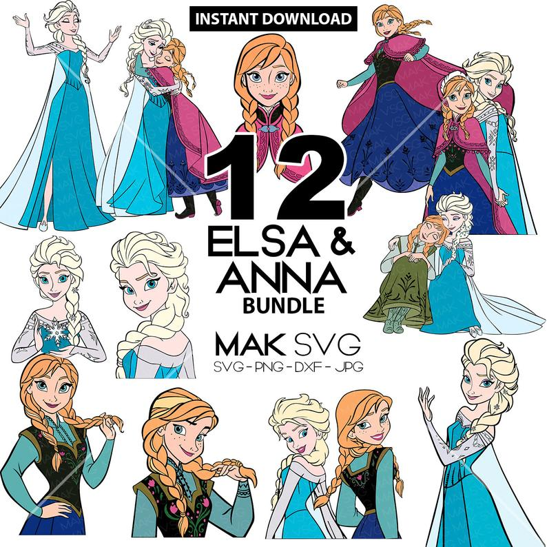 Elsa Anna SVG: Unlocking the Enchanting World of Frozen