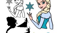 Elsa Outline SVG: Unleashing the Icy Sorceress in Digital Art