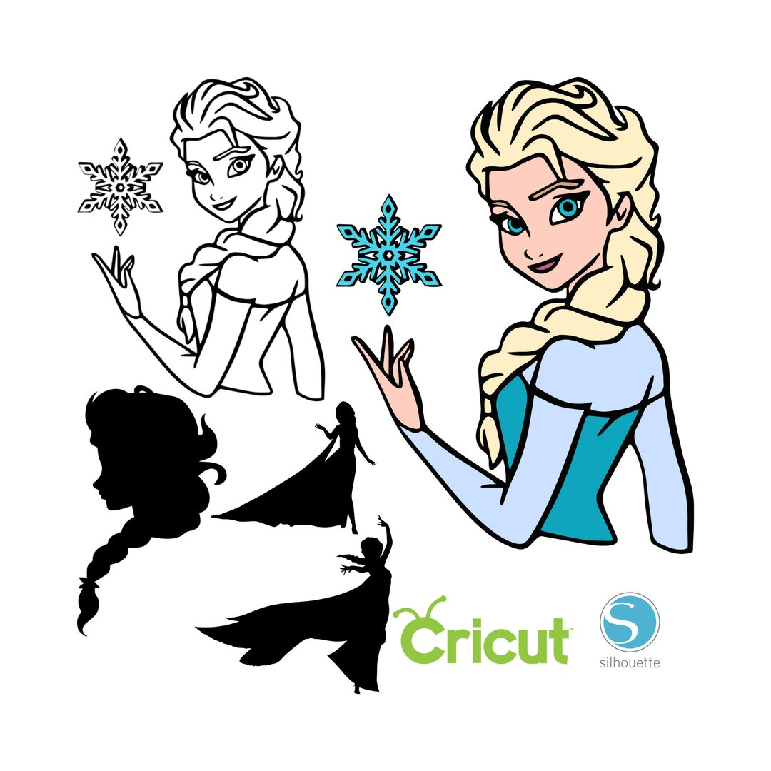 Elsa Outline SVG: Unleashing the Icy Sorceress in Digital Art