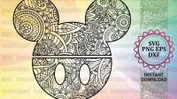 Mickey Mouse Mandala SVG: A Timeless Symbol of Joy and Creativity