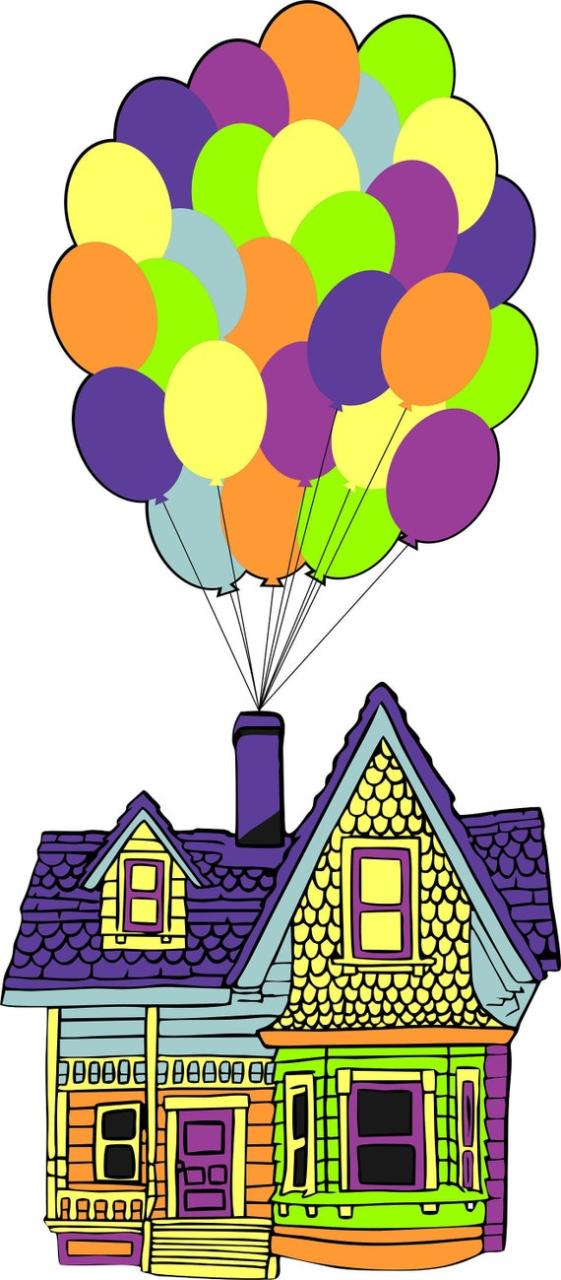 Pixar's Up House SVG: An Iconic Symbol of Adventure and Imagination