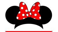 Minnie Mouse Ears with Bow SVG: Elevate Your Disney Style