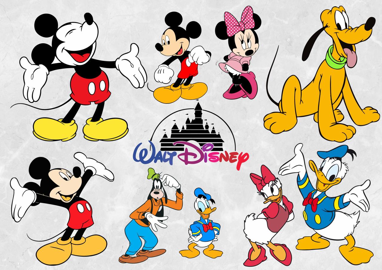 Disney Character SVG Free: Unleash Your Creativity and Bring Disney Magic to Life