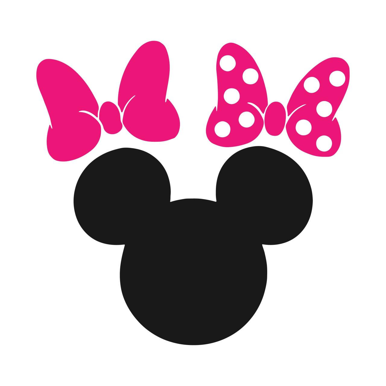 Minnie Mouse Ears with Bow SVG: A Timeless Accessory for Disney Enthusiasts