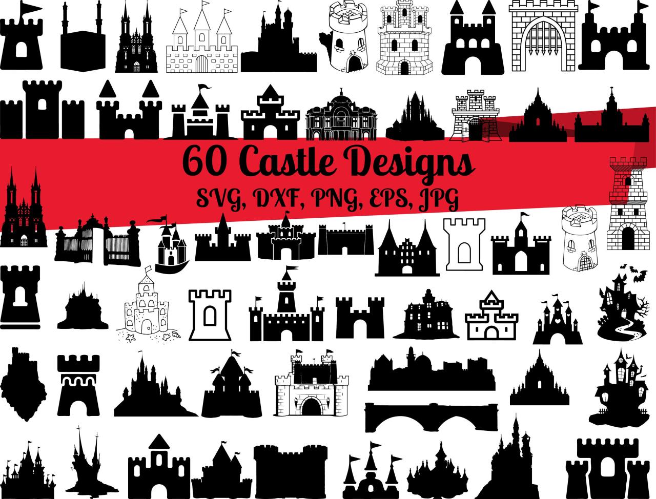 Castle SVG Bundles: A Majestic Collection for Design Enthusiasts