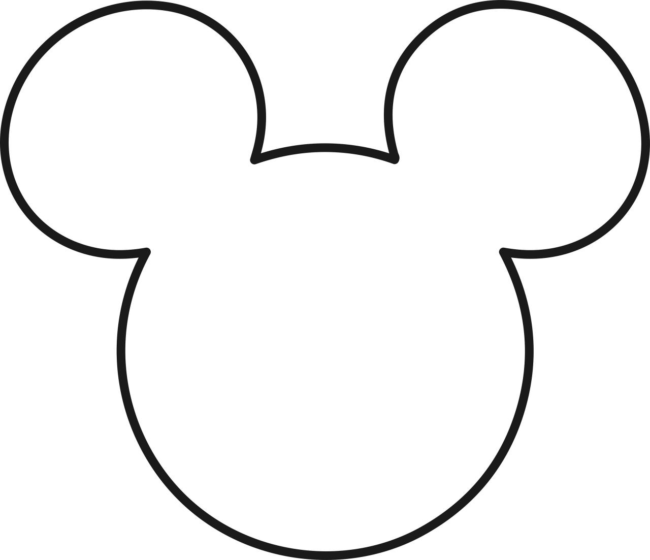 Mickey Head Outline SVG Free: A Guide to Download and Use