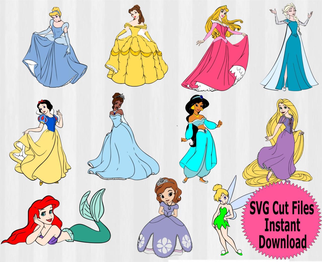 Princess SVG Disney: Enchanting Designs for Magical Creations