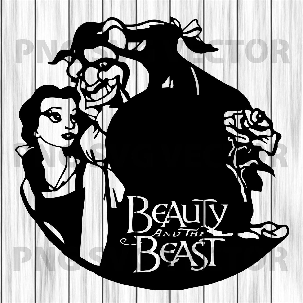 Beauty and the Beast SVG: A Timeless Tale of Love and Acceptance