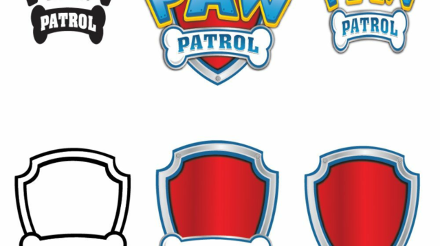 paw patrol clipart badge 4