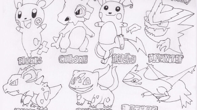 pokemon outline by jess23play d5zl6n2 fullview