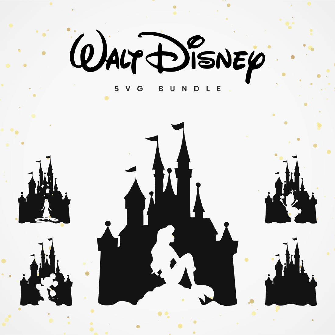 Castle SVG Disney: A Majestic Digital Canvas for Enchanting Creations