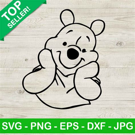 Winnie The Pooh 13 Svg Png Pdf Dxf Disney Silhouettes, Disney