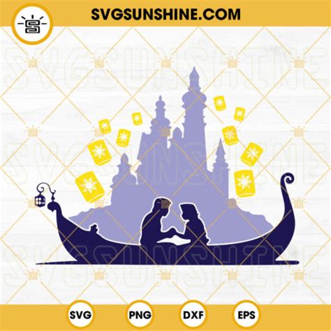 Rapunzel Flynn On Boat SVG, At Last I See The Light SVG, Disney Couples