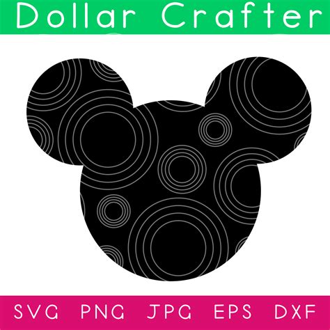 Mickey Mouse SVG Cut File Set for Cricut or Silhouette ⋆ Dollar Crafter