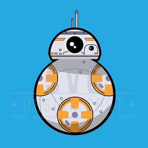 BB-8 Star Wars SVG File BB8 Star Wars Character svg Wall Art (With