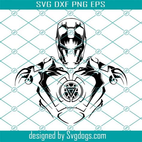 Iron Man Svg, IronMan Silhouette Svg, Iron Man Svg, Iron Man Cut Files