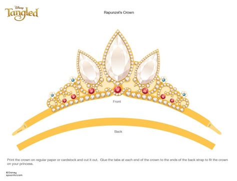 349 Rapunzel Crown Svg SVG PNG EPS DXF File