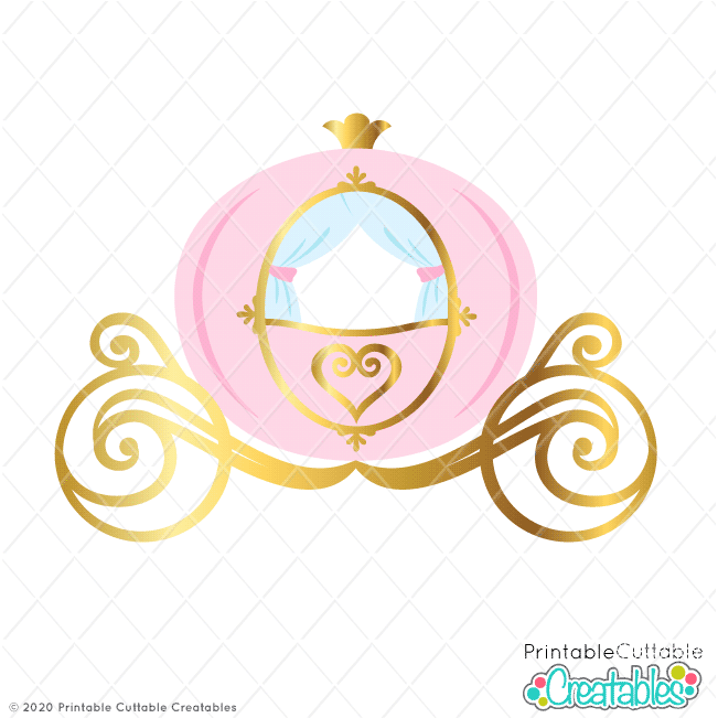 Cinderella Carriage SVG Free: Enchant Your Digital Creations