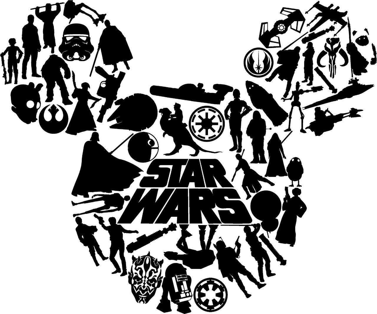 Disney Star Wars SVG: Unleashing the Magic of the Galaxy Far, Far Away in Your Creative Endeavors