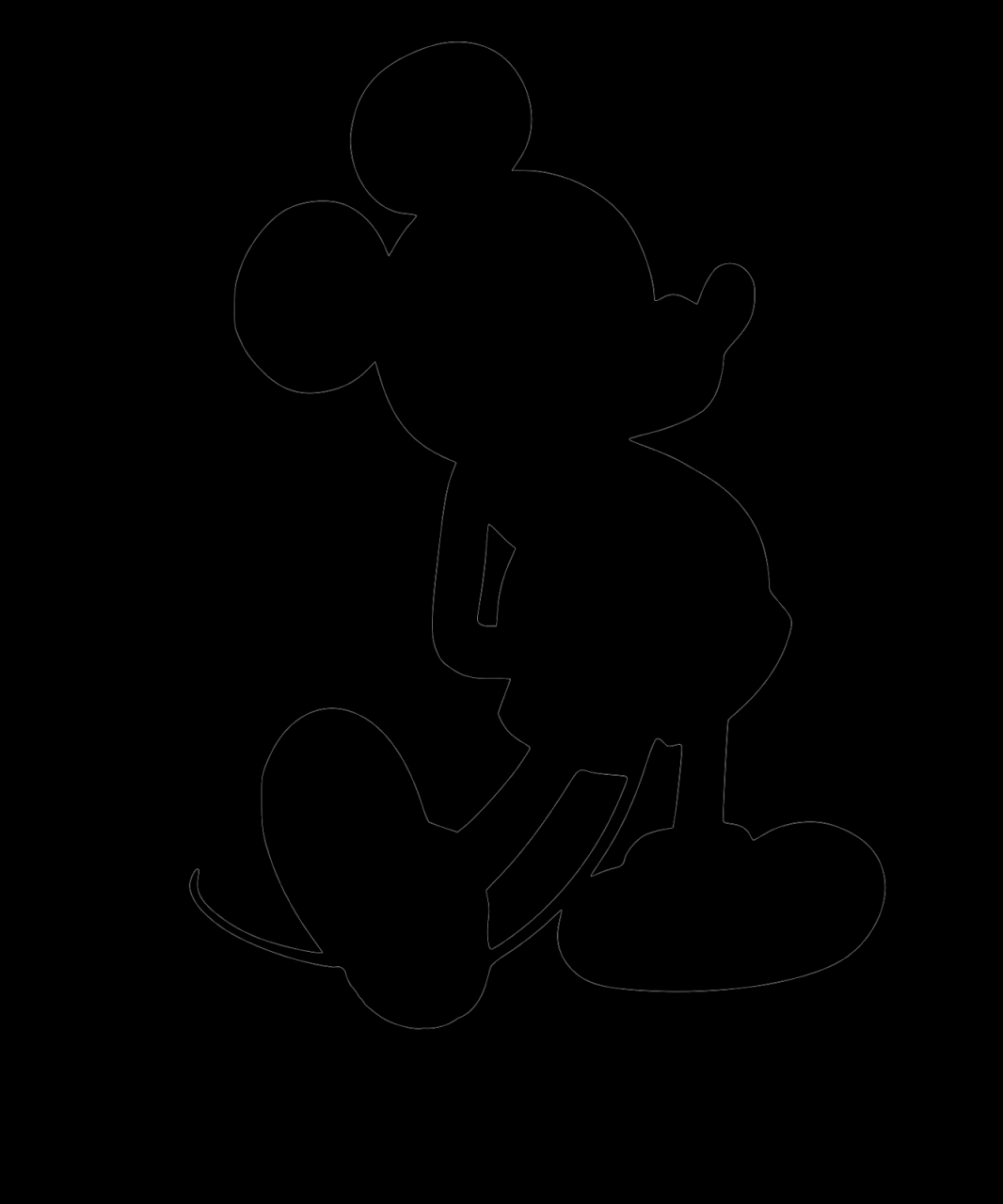 Free Mickey Mouse Silhouette SVG: Bring the Magic to Your Designs