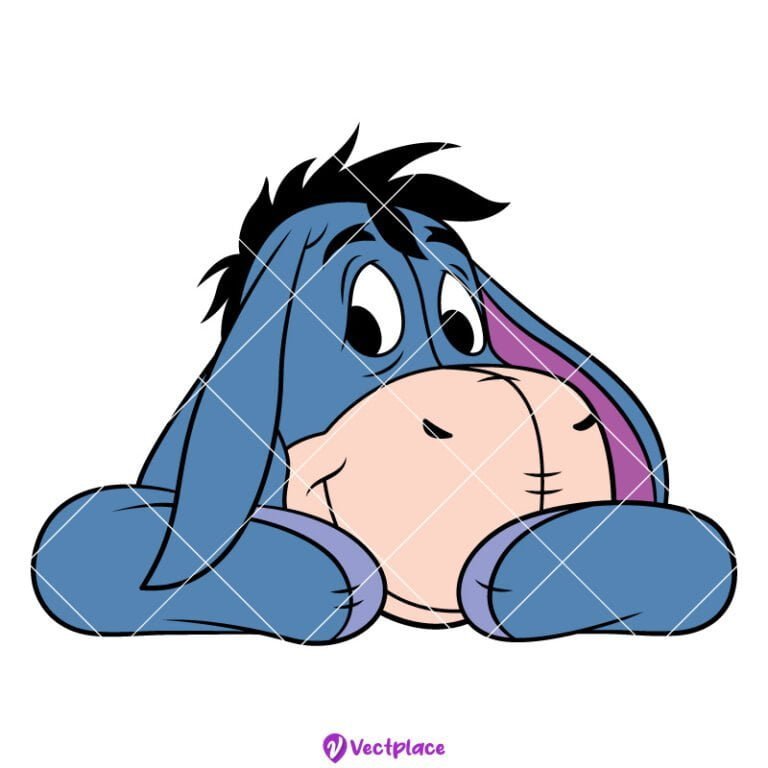 Free Eeyore SVG: Expressing Melancholy and Comfort with Timeless Artwork