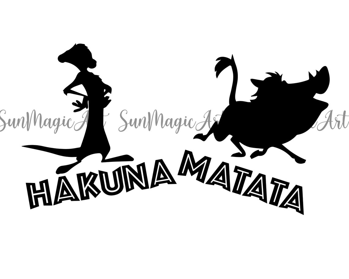 Hakuna Matata Disney SVG: A Timeless Symbol of Carefree Living