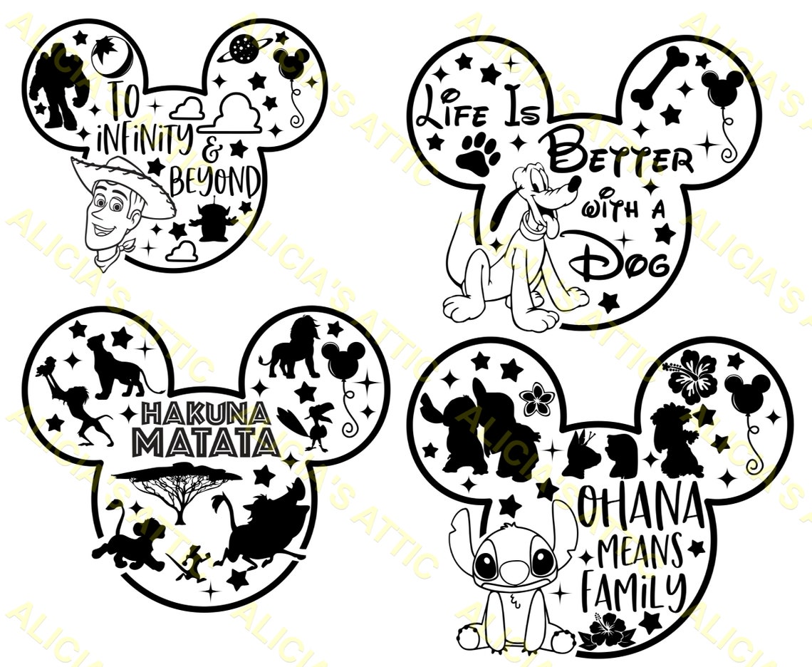 Disney Head SVG: Unleashing the Magic of Disney in Your Designs