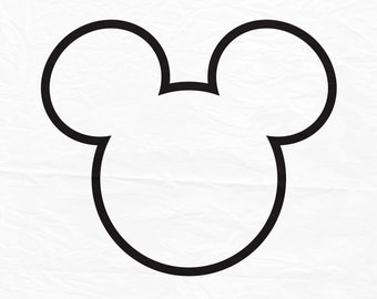 Mickey Ears Outline SVG: A Guide to Downloading and Using the Iconic Symbol