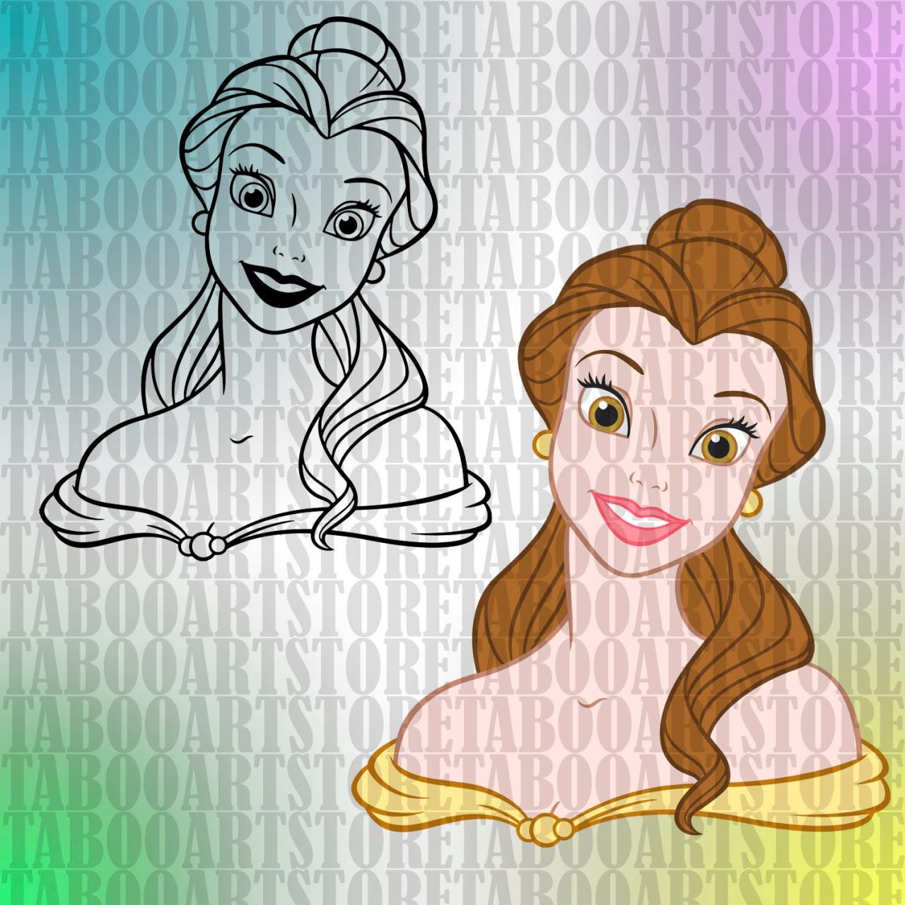 H1: Disney Belle SVG: Unlocking the Enchantment of a Beloved Character