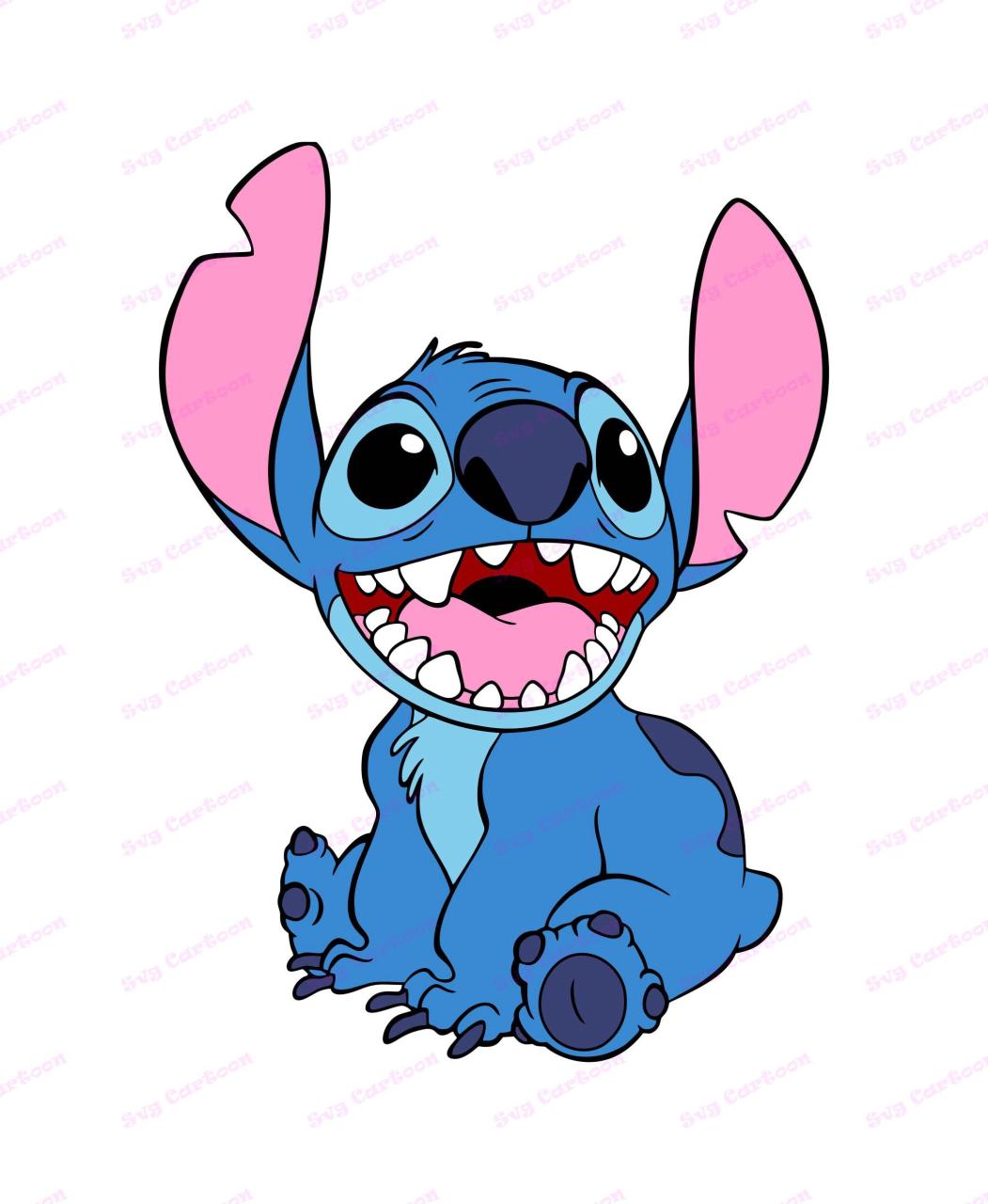 Stitch SVG Free: Capture the Cuteness of Disney's Beloved Alien