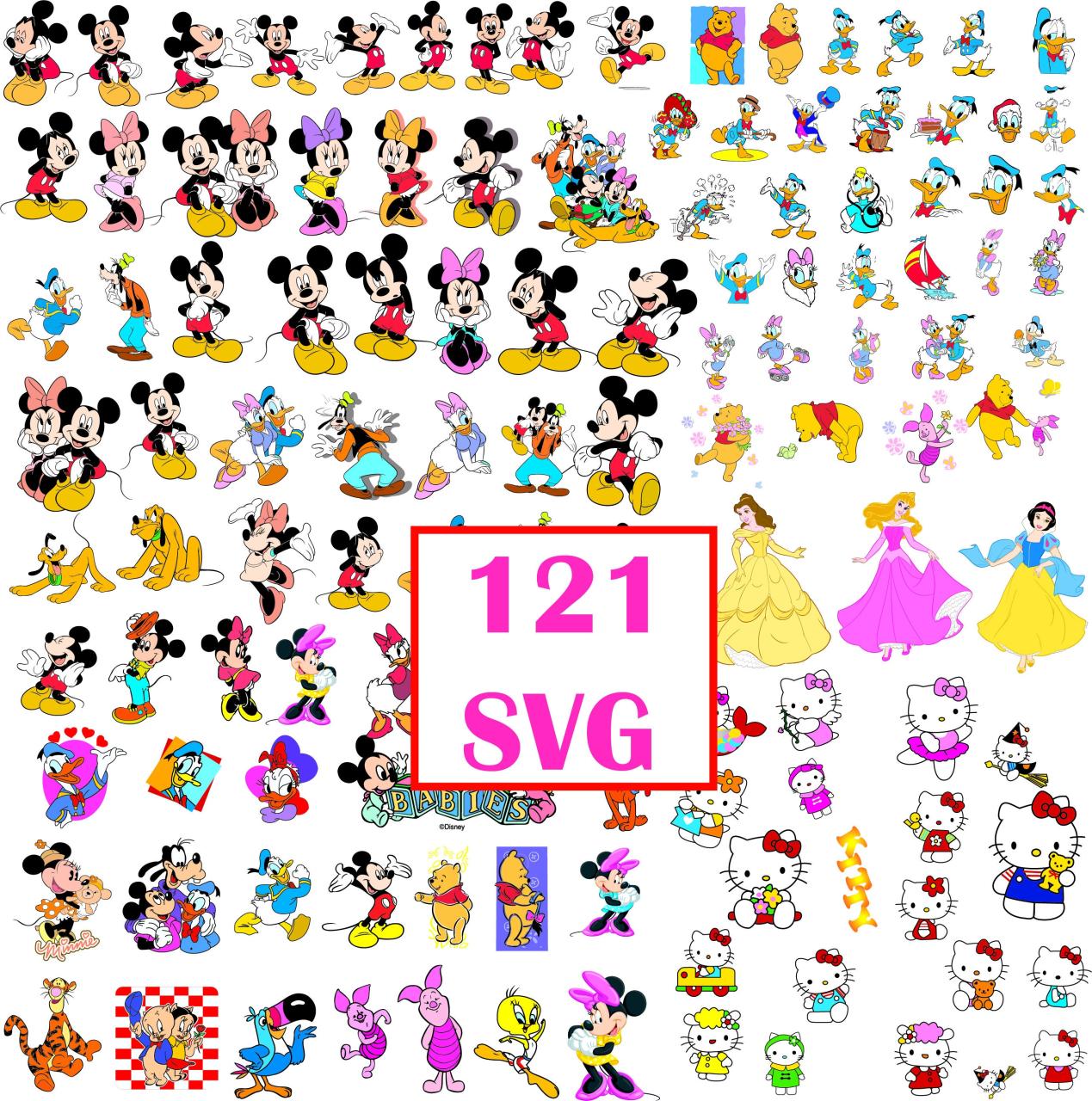 Disney Character SVG: A Comprehensive Guide to the World of Disney Vector Graphics