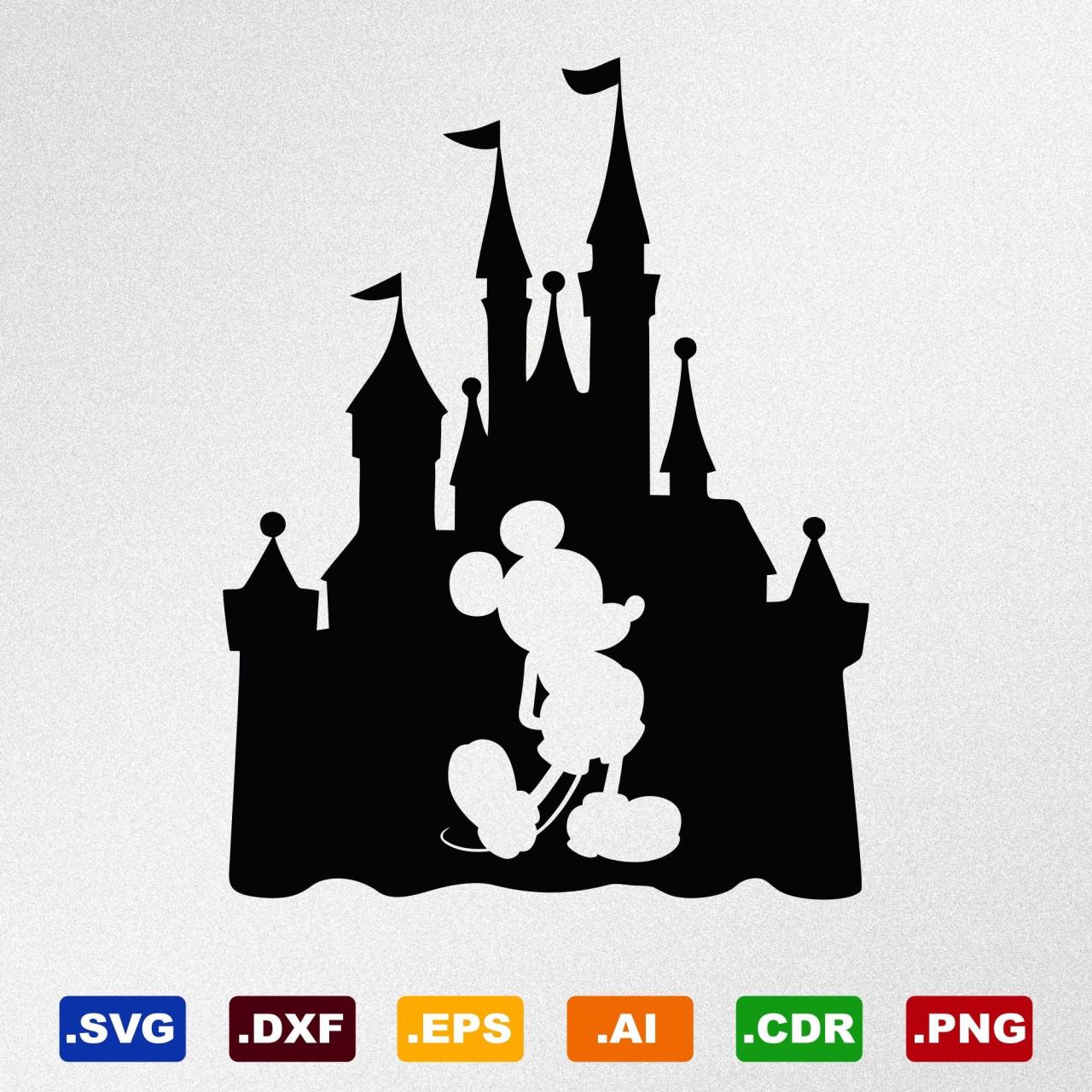 H1: Mickey Castle SVG: Enchant Your Digital Creations with Disney Magic