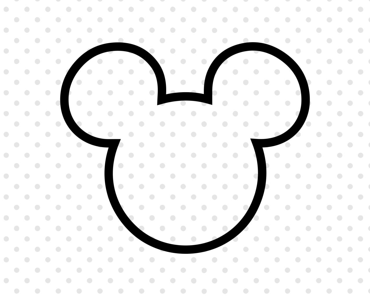 Mickey Outline SVG: The Ultimate Guide to Downloading and Using Disney's Iconic Logo