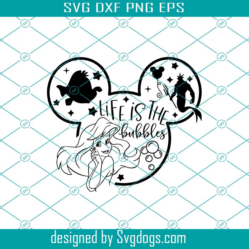 Ariel Silhouette SVG Free: Dive into the Enchanted World of Disney's Beloved Princess