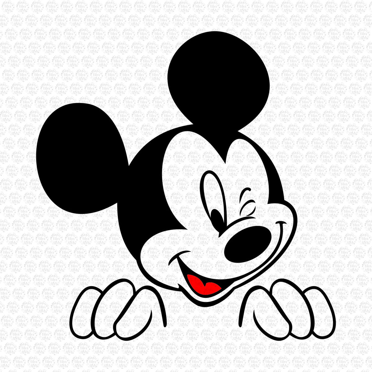 Mickey Mouse SVG File: A Timeless Icon for Artistic Creations