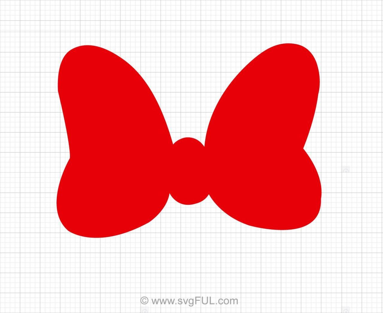 H1: Minnie Mouse Bow Silhouette SVG: Embodying the Timeless Magic of Disney