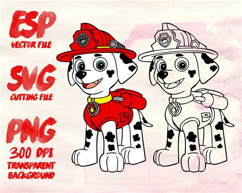 Paw patrol free svg file - bettabeam