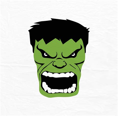 The Incredible Hulk Face Hulk face svg Hulk face Huk | Etsy