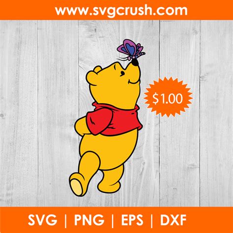 winnie the pooh svg disney svg silhouette svg winnie svg pooh svg pooh