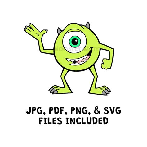 Mike Wazowski LAYERED SVG Monsters Inc Mike SVG Mike Cut - Etsy