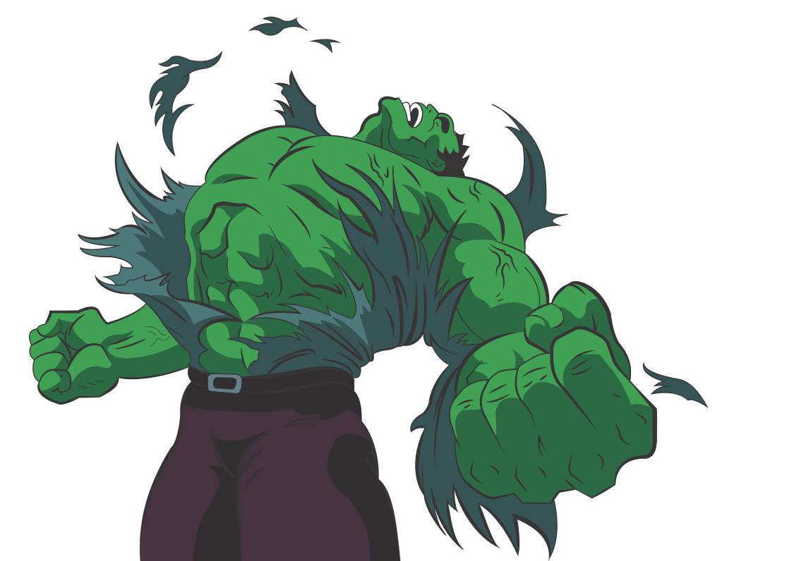 hulk clipart vector 6