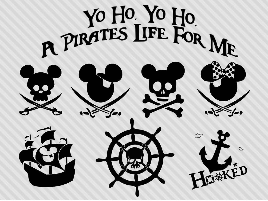 H1: Embark on an Adventure with Mickey Pirate SVG Free