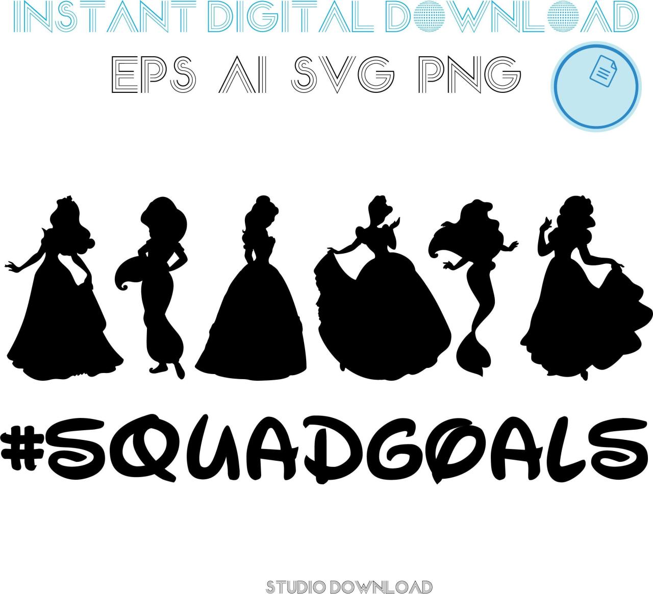 H1: Princess Squad Goals SVG: Unleash Your Inner Royalty