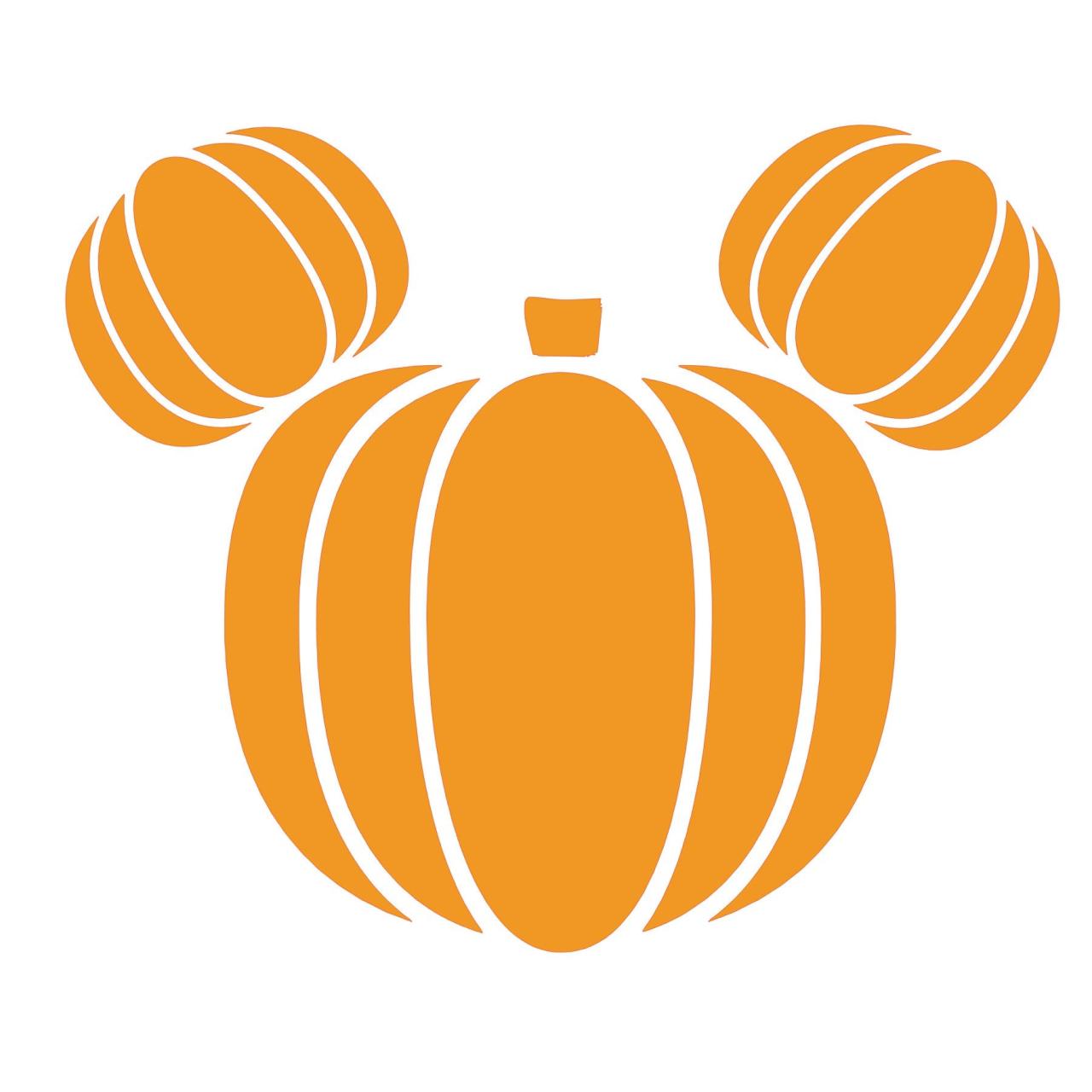 Mickey Pumpkin SVG Free: Enhance Your Halloween Decorations with Disney Magic