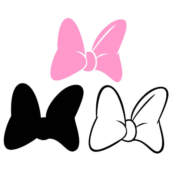 minnie mouse bow vector 34