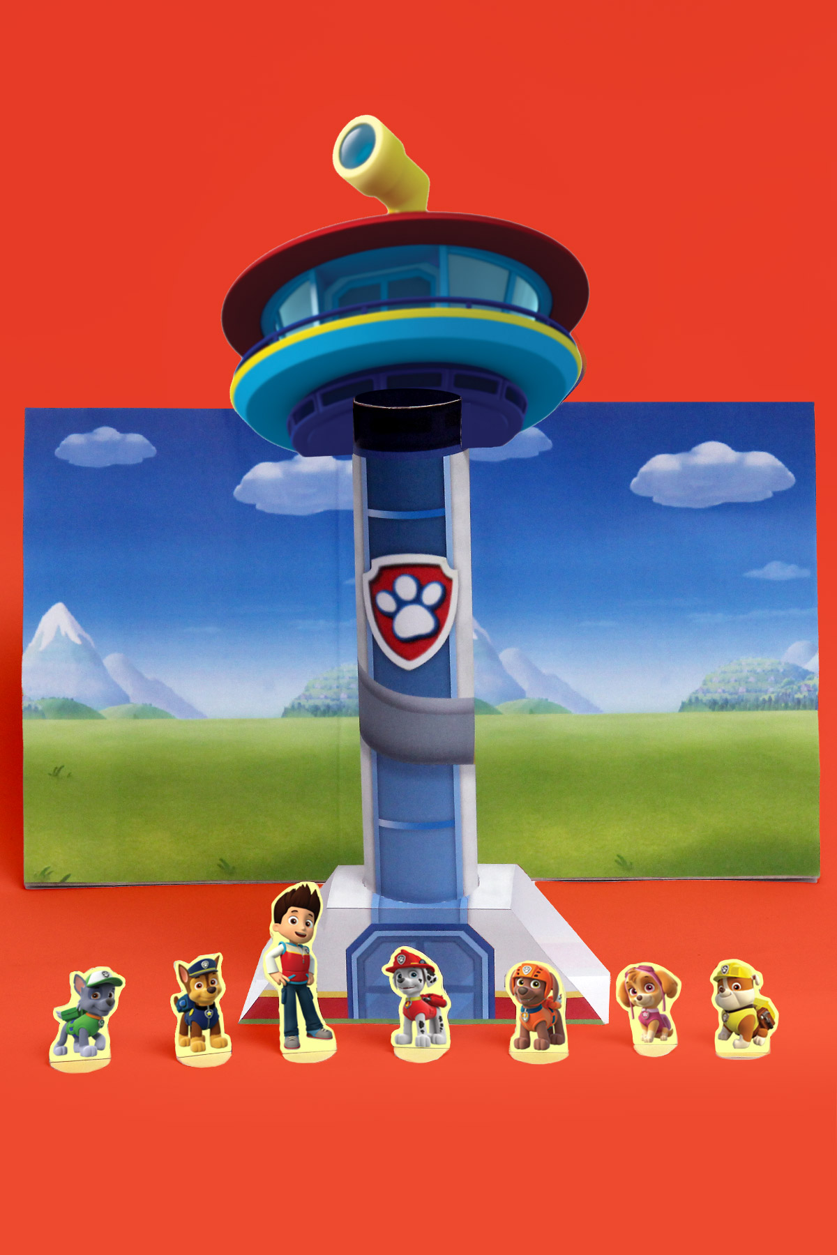 paw patrol lookout tower clipart 7