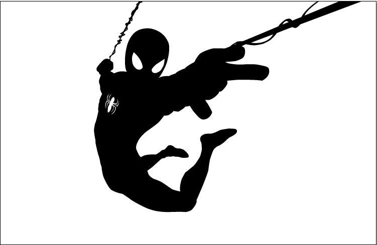 spider man silhouette by ba ru ga d6yg6la