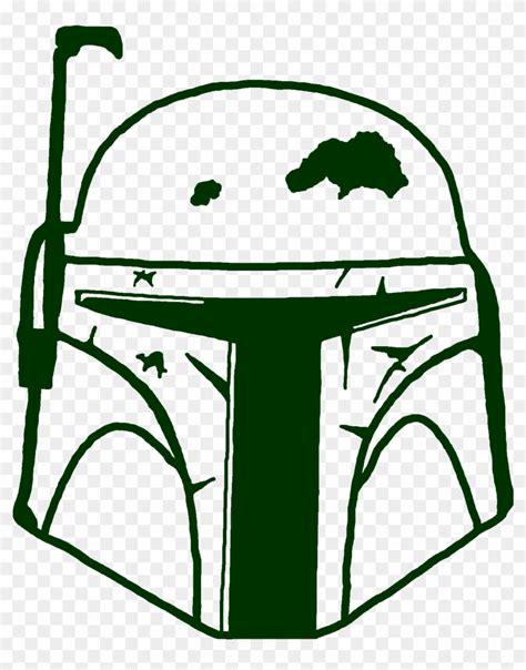 Boba Fett Helmet - Boba Fett Vector Logo - Free Transparent PNG Clipart